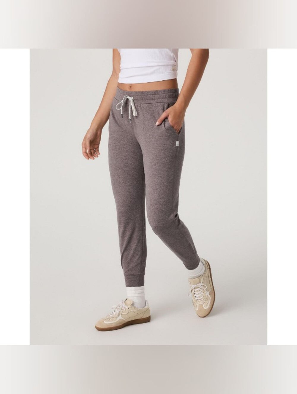 Vuori Performance Jogger XXS Heather Tan